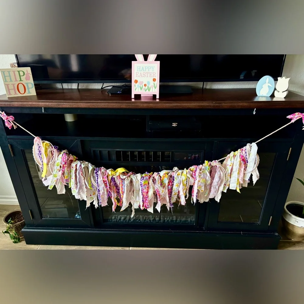 NWT Charming Easter Fabric Garland - Picture 5 of 5